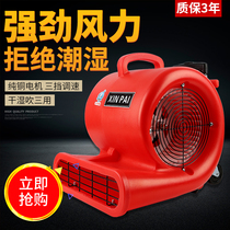 Ground three-speed dryer High-power commercial household industrial dehumidification floor blower carpet floor floor dryer