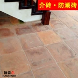 615J Courtyard Tile Art Ploor Tiles Литературная классическая красный кирпичный кирпичный кирпичный кирпичный кирпичный кирпичная плитка анти -тилевые грунтовые плитки