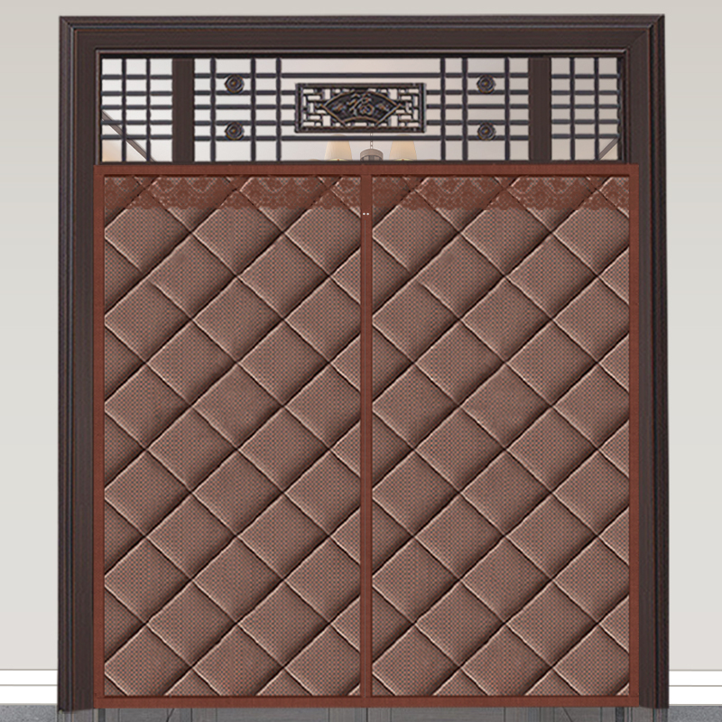 Large Size Winter Warm and Windproof Cotton Door Curtain for Home Use, Wind-Blocking, Thermal Insulation, Magnetic Anti-Cold Rural Door Partition Curtain Large Size Winter Warm and Windproof Cotton Door Curtain for Home Use, Wind-Blocking, Thermal Insulation, Magnetic Anti-Cold Rural Door Partition Curtain