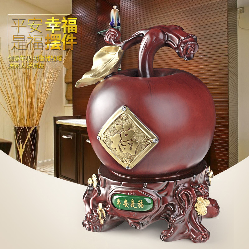 Creative Gift Cute Money Pot Oversized Money Pot Adult Large Home Decoration Apple Change Money Pot