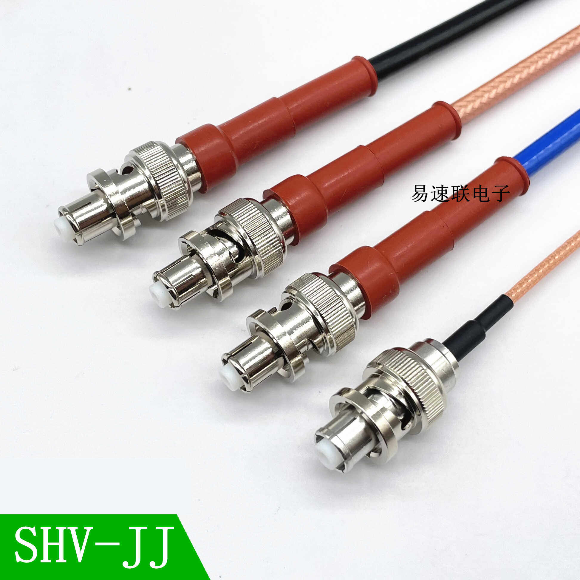 5000V High Voltage Resistant Cable SHV-JJ Male to Male RG142 RG58 U Coaxial Cable 5KV Voltage Resistant