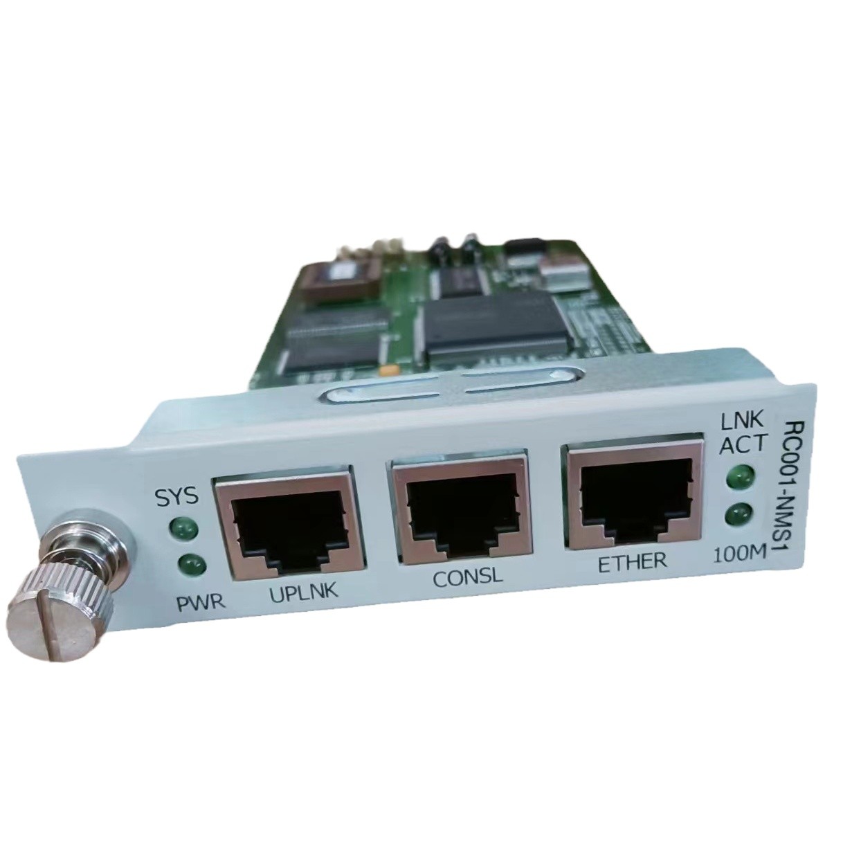 The new RC001 - NMS1 RC002 main network tube module can plug 16 groove chassis control card