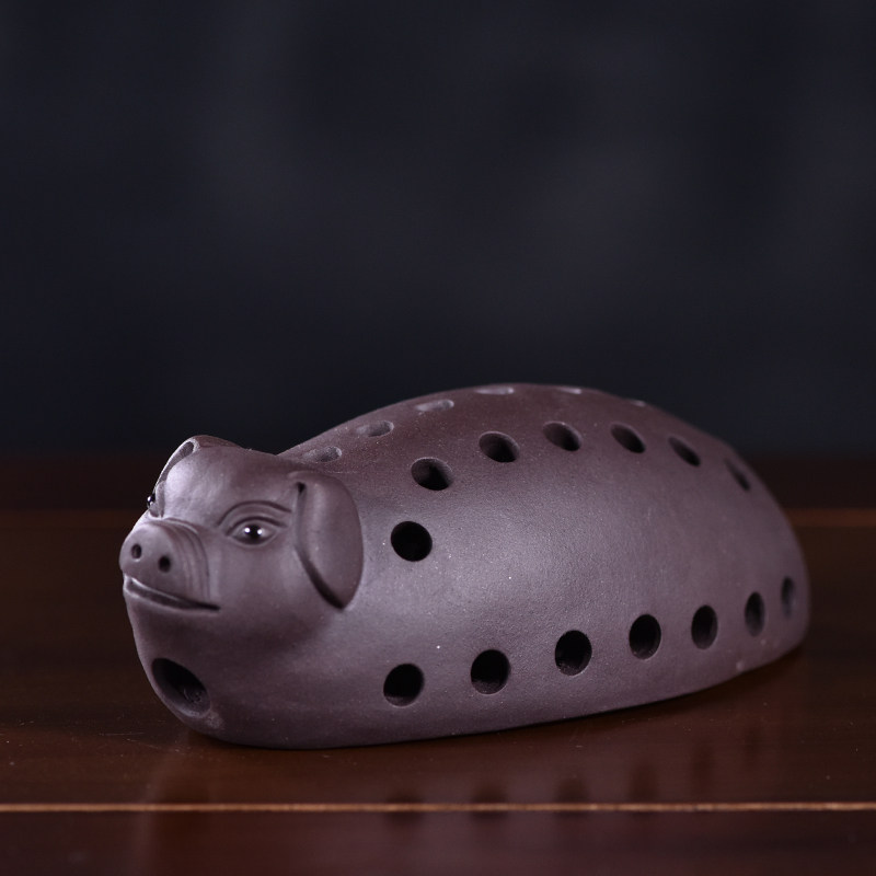 Root sacral energy blessing pig moxibustion device purple sand sitting moxibustion portable moxibustion pot private household and dehumidification valley perineal woman