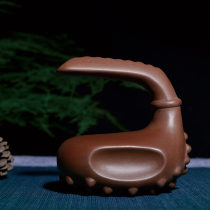 Pure purple sand can be heated with pleasant purple sand half-palm massage with relaxing and adjustable energy palm body detoxivability warm-up brush