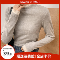 Sweaters hitchhiking undershirt Dont give a sweet and feminine design sense blouses for a small crowd Early spring 2022 new spring and autumn