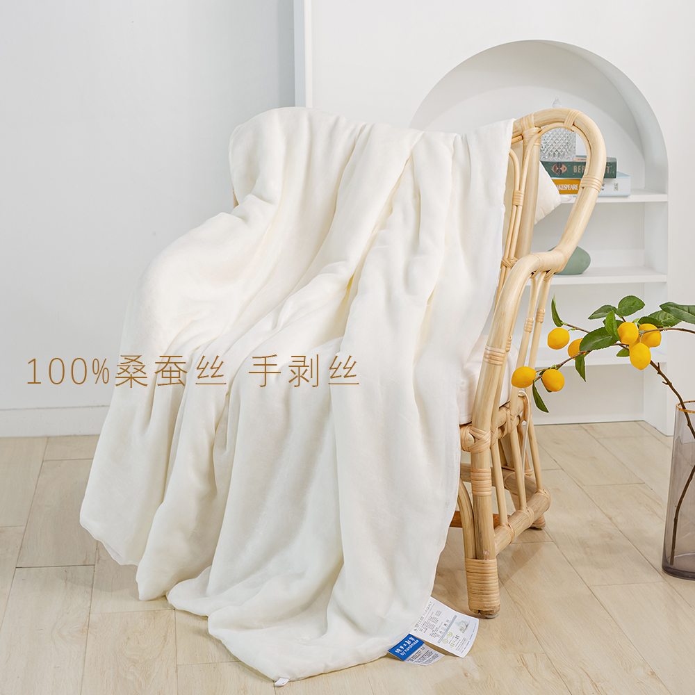 Tongxiang silk quilt 100% handmade mulberry silk quilt gauze cover quilt core summer cool quilt air conditioner quilt silk weight 1 catties