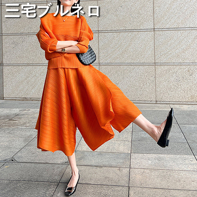 Miyake Brunello Pleated 2026 Autumn New Versatile Slimming Irregular Top with Unique Design Niche Shirt Miyake Brunello Pleated 2026 Autumn New Versatile Slimming Irregular Top with Unique Design Niche Shirt