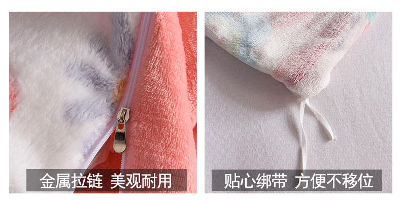 San hô chăn đơn mảnh đặt mùa đông dày hai mặt cộng với nhung đôi 200x230 flannel chăn đơn nữ chăn cotton