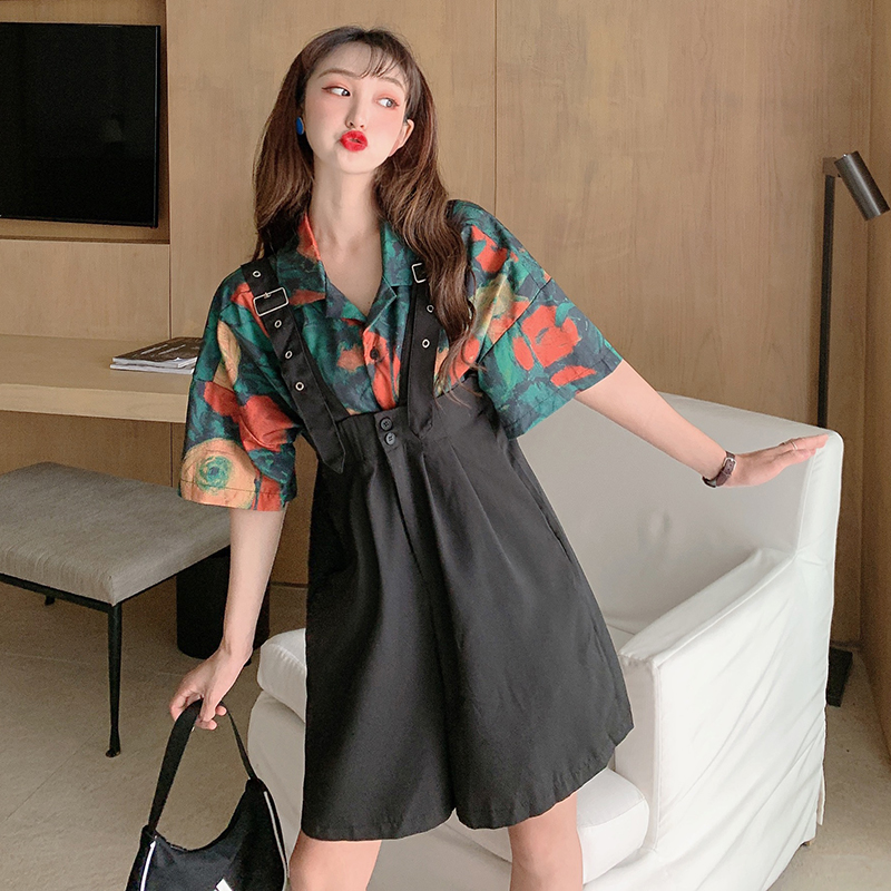 fat girl in overalls