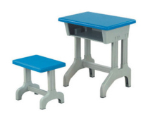 Kindergarten primary school junior high school learning plastic steel plastic desks and chairs double student desks and chairs complete set 108 201 type