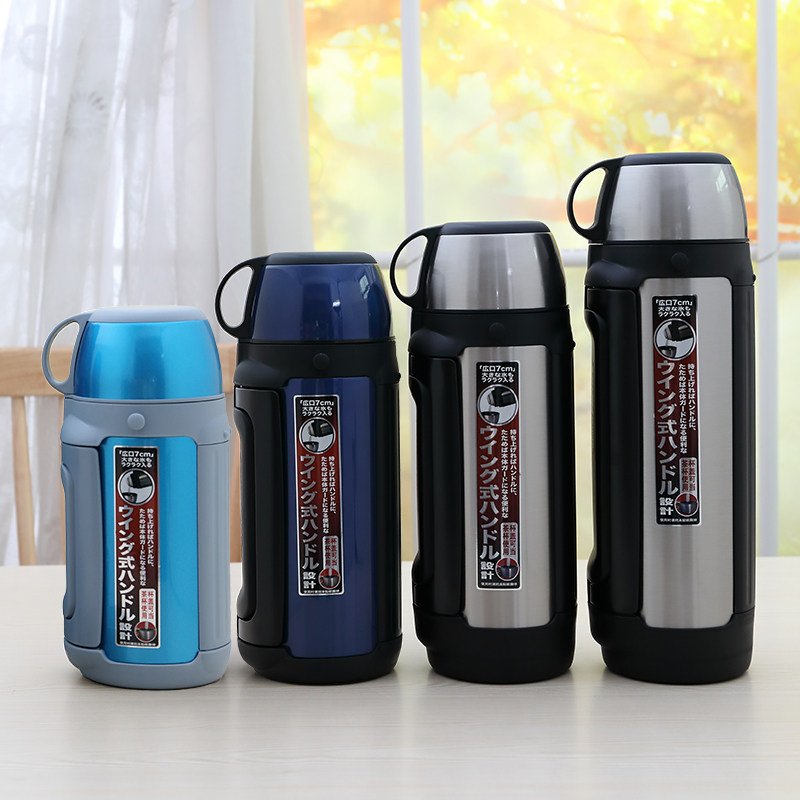 Tiger Tiger brand insulation pot 2L large capacity household ultra-long insulation thermos Stainless steel car travel pot MHK