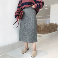 Monica 2018 size lớn cho nữ mùa thu mới kiểu váy lưới thời trang retro chất béo mm mỏng 200 kg áo khoác len cardigan nữ