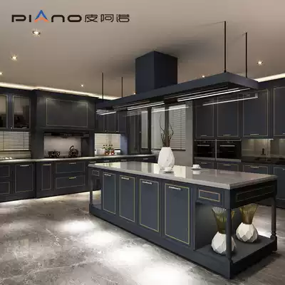 Piano whole whole cabinet custom kitchen whole house decoration quartz stone countertop? Car custom-made open European light luxury