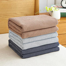 100% cotton towel blanket 100% cotton towel blanket Single double air conditioning blanket Nap blanket Sofa blanket Office bedroom blanket