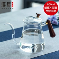 Тонкий во рту -New Teapot 600 мл (деревянная ручка)