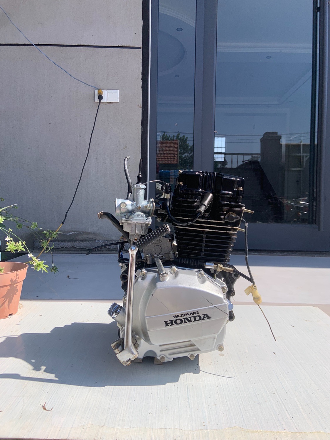 Second-hand original Wuyang locomotive ejector 125 engine