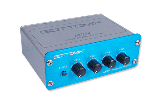 Gottomix AMP-4 Portable 4-way headphone amplifier headphone splitter ear amplifier