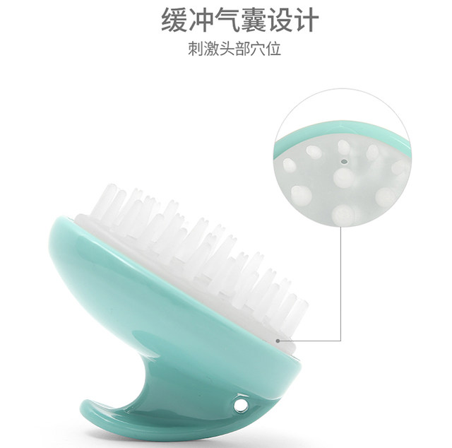 Shampoo Brush ແປງນວດຜູ້ຊາຍແລະແມ່ຍິງ Silicone Soft Teeth Hair Washing Brush scalp Massage Shampooing Artifact