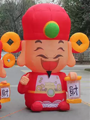 Customized inflatable cartoon Air model playing doll model robot cat Mickey Ni Xiao Huang Wealth big white plush walking