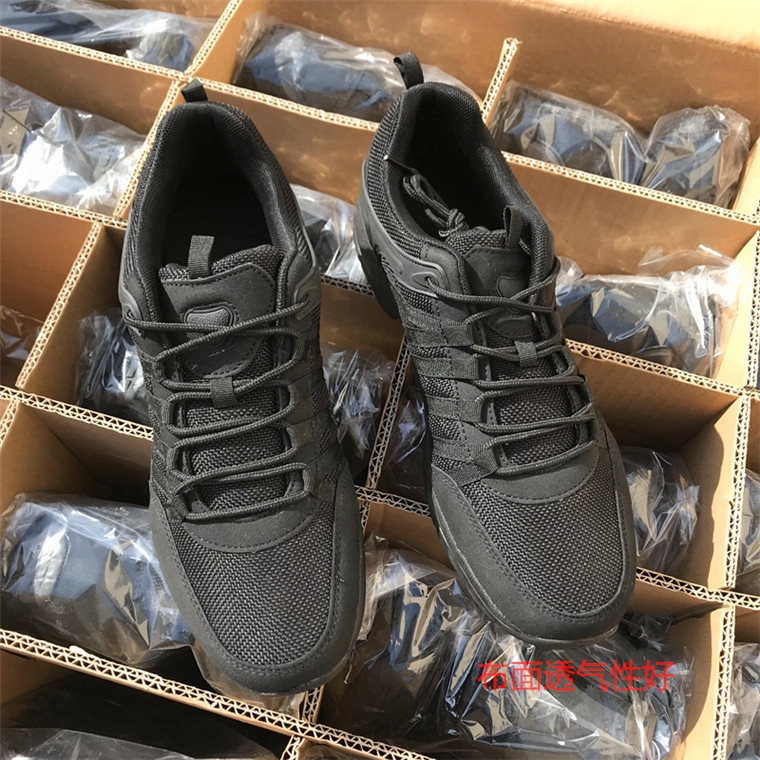 Export foreign trade Jordan small black shoes cloth black spring and autumn training shoes sports ultra-light physical fitness running