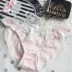 Đồ lót cotton dễ thương Nhật Bản cô gái tóm tắt eo giữa màu hồng Công chúa Van Lace vải cotton bay quần lót calvin klein nữ chính hãng Giữa eo