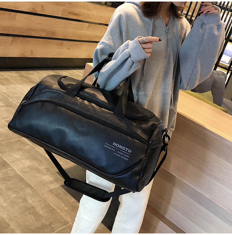 Túi du lịch đường dài nữ xách tay phiên bản Hàn Quốc của đèn thủy triều thể dục thể thao dung lượng lớn túi du lịch túi kéo du lịch