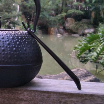 Cast iron kettle fork retro tea set copper kettle iron kettle special anti-scalding lid accessory handmade pure iron lid fork copper lid fork