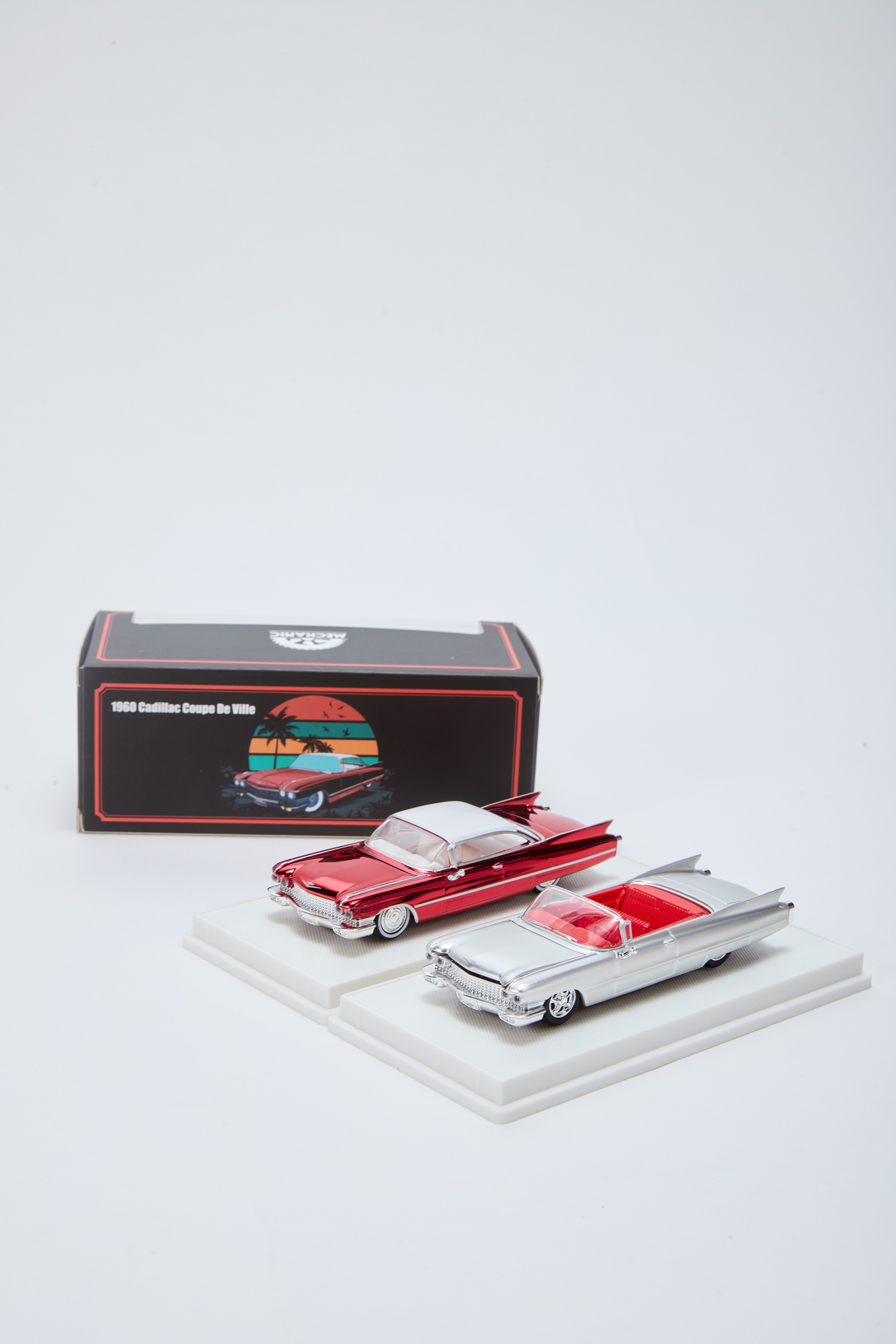 Mechanic 1/64 1960 Cadillac Coupe De Ville Diecast Model Car | eBay