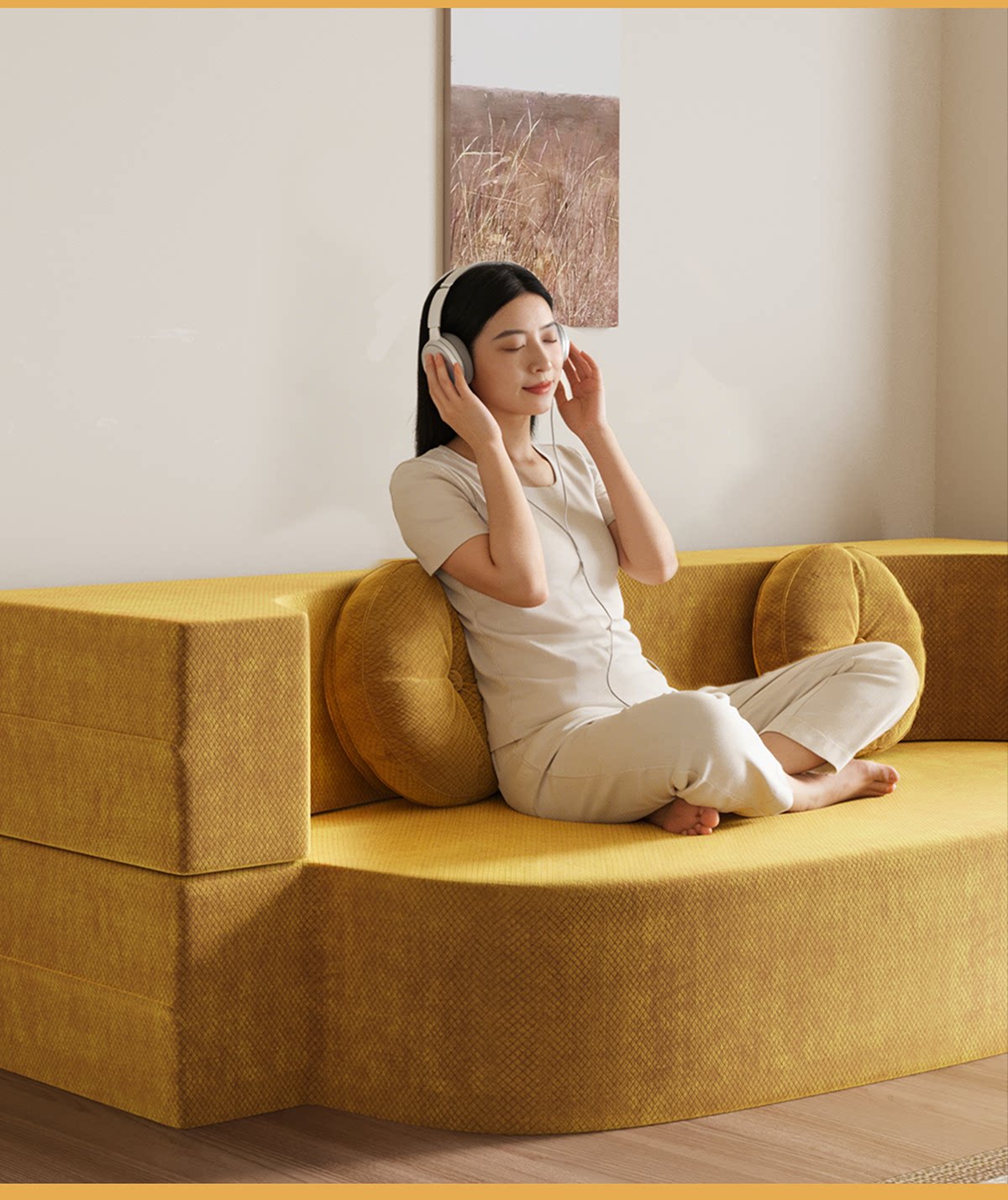 Модуль, складной диван для спальни для двоих, новая коллекция, татами 