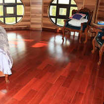 Pure solid wood floor log environmental protection wear-resistant bedroom home Indonesia pineapple anticorrosive wood printed eggplant factory outlet