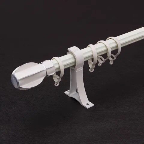 Thickening silent aluminum alloy ro ro rod rod double rod top mount side mounting European style modern installation simple accessories complete