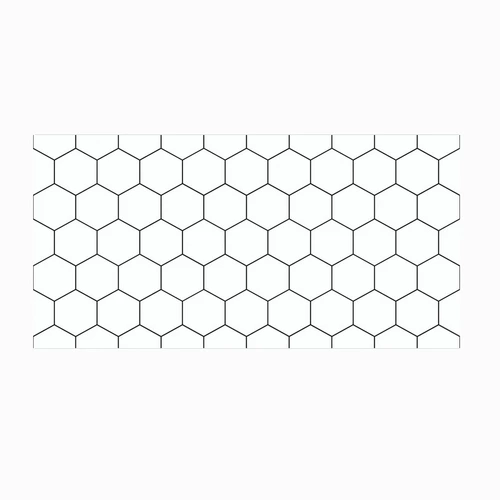 Северная сплошная черно -белая сеть шестиугольника самоадгея