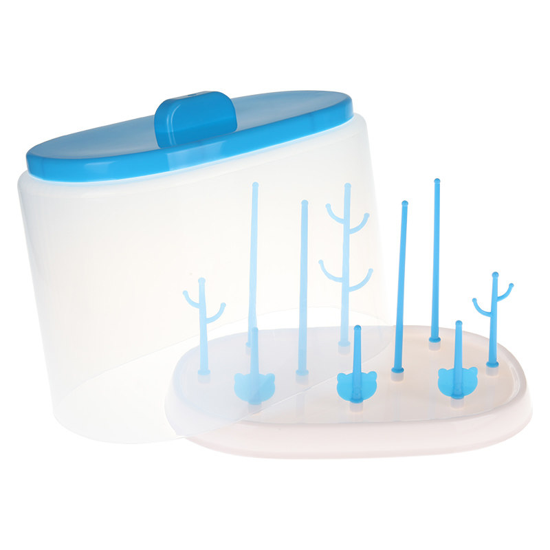 Allabear baby bottle rack drying rack drying rack drying rack drain cool milk bracket assorted dust cover