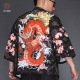 Nhật Bản kimono của nam giới áo gió Trung Quốc rồng T-shirt mũi người đàn ông váy Tang dài tay áo khoác kiểu Nhật áo Daorobe mùa xuân