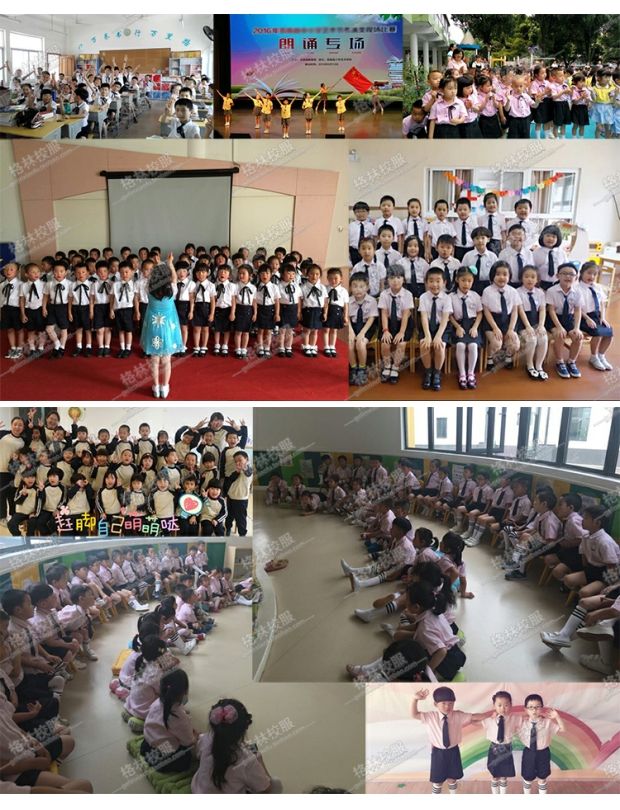Quần áo mẫu giáo mới 2018 quần áo mùa hè quần áo trẻ em lớp áo mùa thu cotton áo thun đồng phục trường tiểu học tùy chỉnh - Đồng phục trường học / tùy chỉnh thực hiện áo thun đồng phục đẹp cho bé