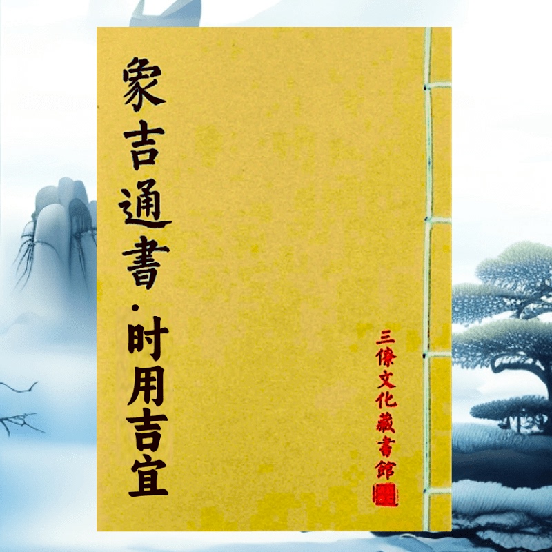 Xiangji Tongshu: a Complete Set of 6 Handmade Thread-Bound Traditional Chinese Folk Books for Marriage and Horaecodes, Including Time-Based Auspiciousness and Suitable Times for Marriage