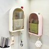 Kitchen chopstick cage wall-mounted chopstick storage box with cover dust-proof chopstick tube household draining tableware spoon chopstick basket holder