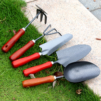 Multi-meat pine native seed flower breeding flower seed Vegetable Digger Outdoor Iron Shovel Small Shovel Garden Art Tool Suit Catch-up Sea God