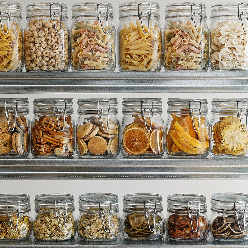 Italian Imported Bubble Wine Glass Bottle Poplar Plum Wine Sealed Jars Plum Cup Square Jam Bottle Cold Drink Storage Tank