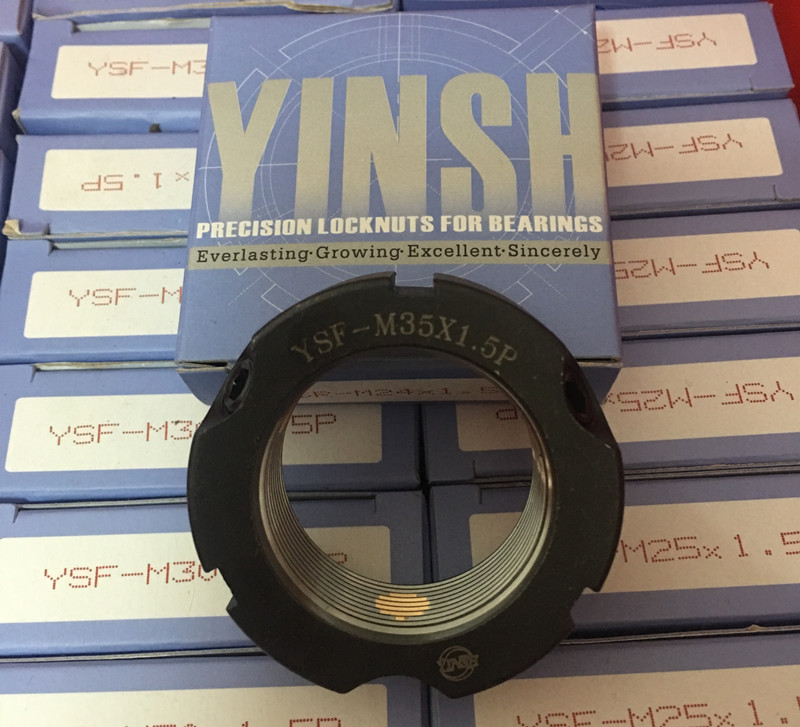 Original Taiwan Ying Tin precision lock nut YSF-M30x1 5P spindle screw tooth belly lock nut