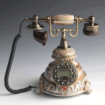 New European antique vintage old phone retro antique resin craft living room decoration landline telephone