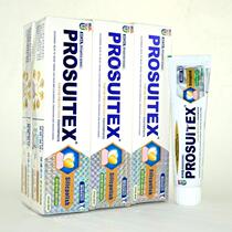 PROSUITEX Suitable Stain Bright White Toothpaste Super to take a sigh of relief 100g * 4 to send a toothbrush