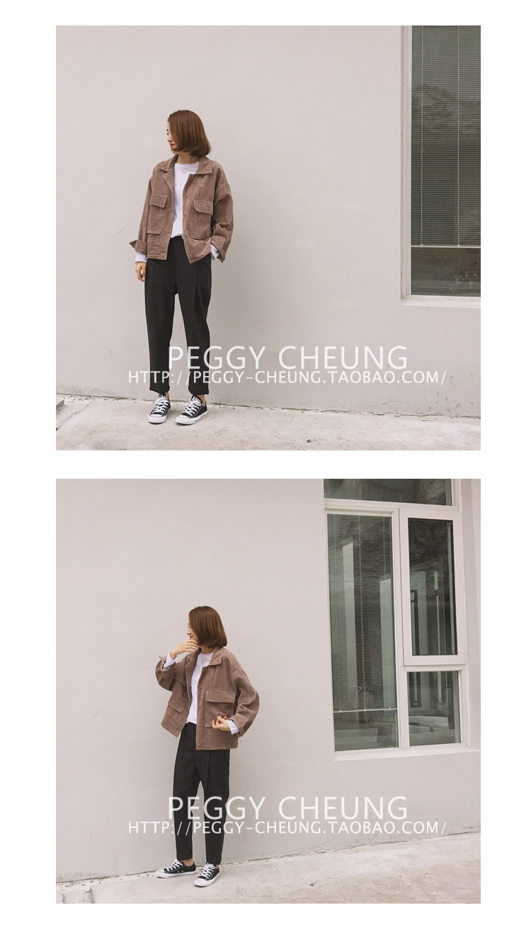 Blouson femme en Velours côtelé - Ref 3321757 Image 8