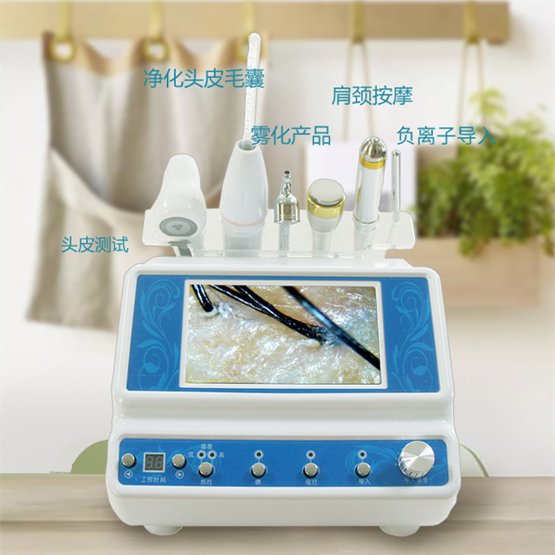 Hair head therapy device auxiliary scalp health management device scalp care device spray gun medicine scalp physiotherapy multifunctional