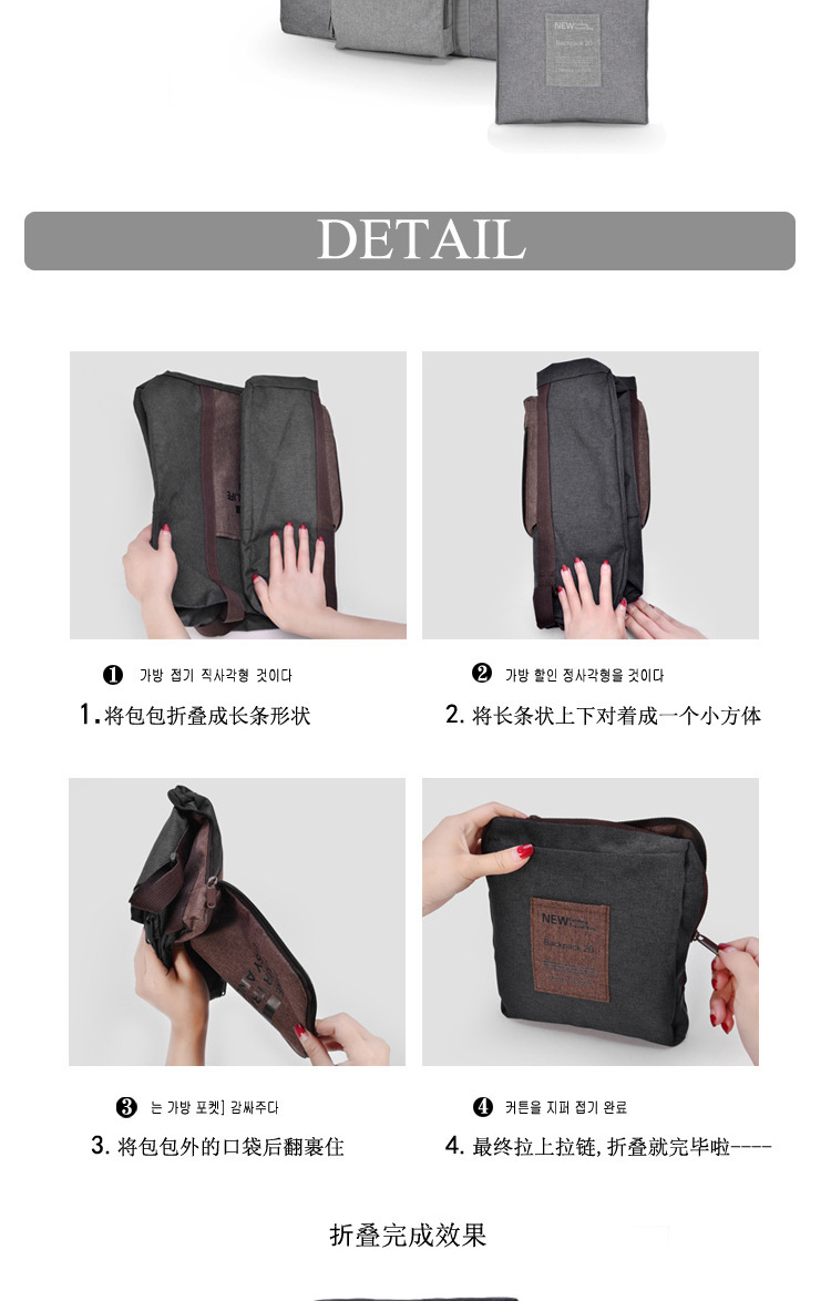 Túi lưu trữ trên vỏ xe đẩy, mảnh vụn quần áo, túi gấp, túi du lịch cầm tay, túi du lịch lớn mua vali kéo