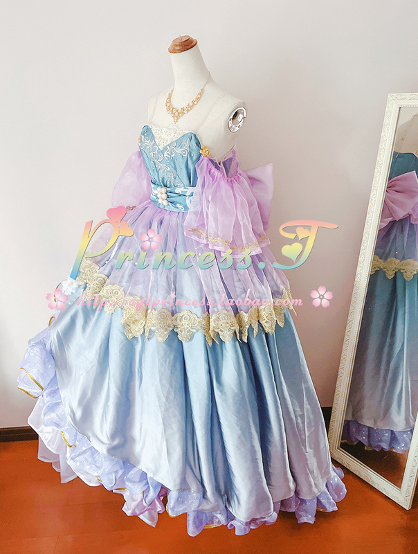【Princess.T】Jockey Girl White Eye Mcqueen Dress Cosplay Wedding Dress