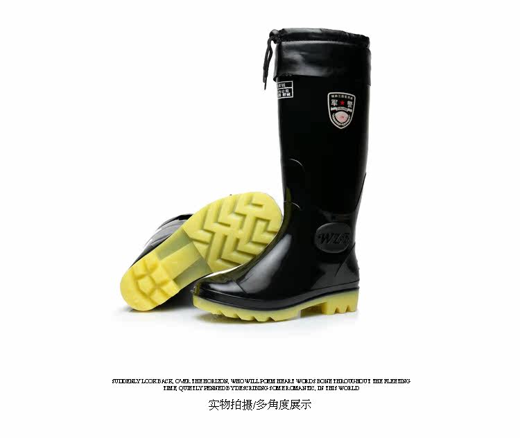 Chaussures - bottes caoutchouc homme pour hiver - semelle tendon - Ref 971420 Image 12