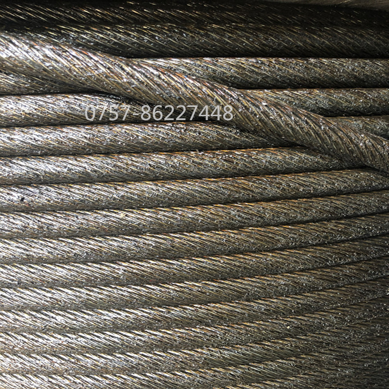 Guizhou giant dragon card steel wire rope 15 * K7 IWR-22MM-40MM anti-rotation punching pile machine screwed hand wire rope