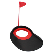 Disque de terrain de golf Disque dentraînement de putter à lintérieur trou de golf avec son fils de drapeau Goiling cendrier plateau de coupe