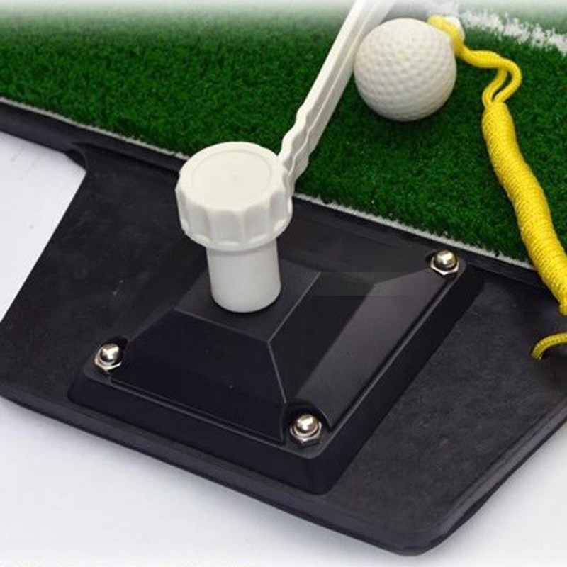 Golf accessories yellow line ball swing practice device beginner trainer with rope ball indoor simulation supplies